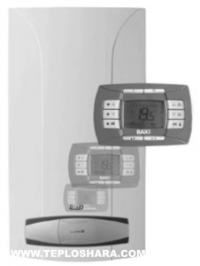 Газовый настенный котёл BAXI (Бакси) LUNA 3 сomfort 240 i дымоходный со сьемной цифровой панелью, 24 кВт