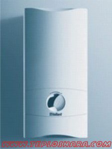 Водонагреватель проточный электрический Vaillant VED Н 12/7 относится к классу настенных бойлеров, которые обладают возможностью подключения к пластиковым трубопроводам.